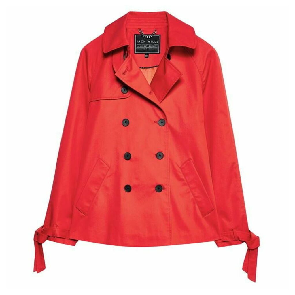 Dollyhill Swing Trench Coat - Red