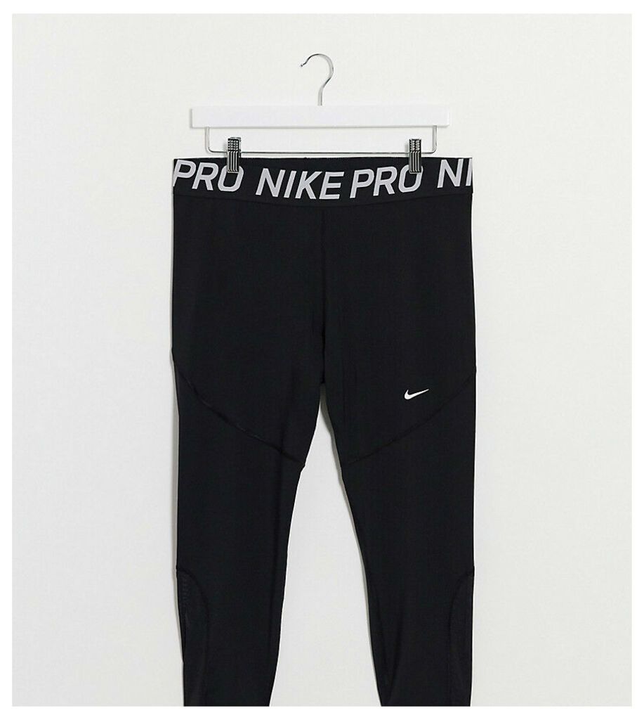 Nike Pro Training Plus cropped leggings in black