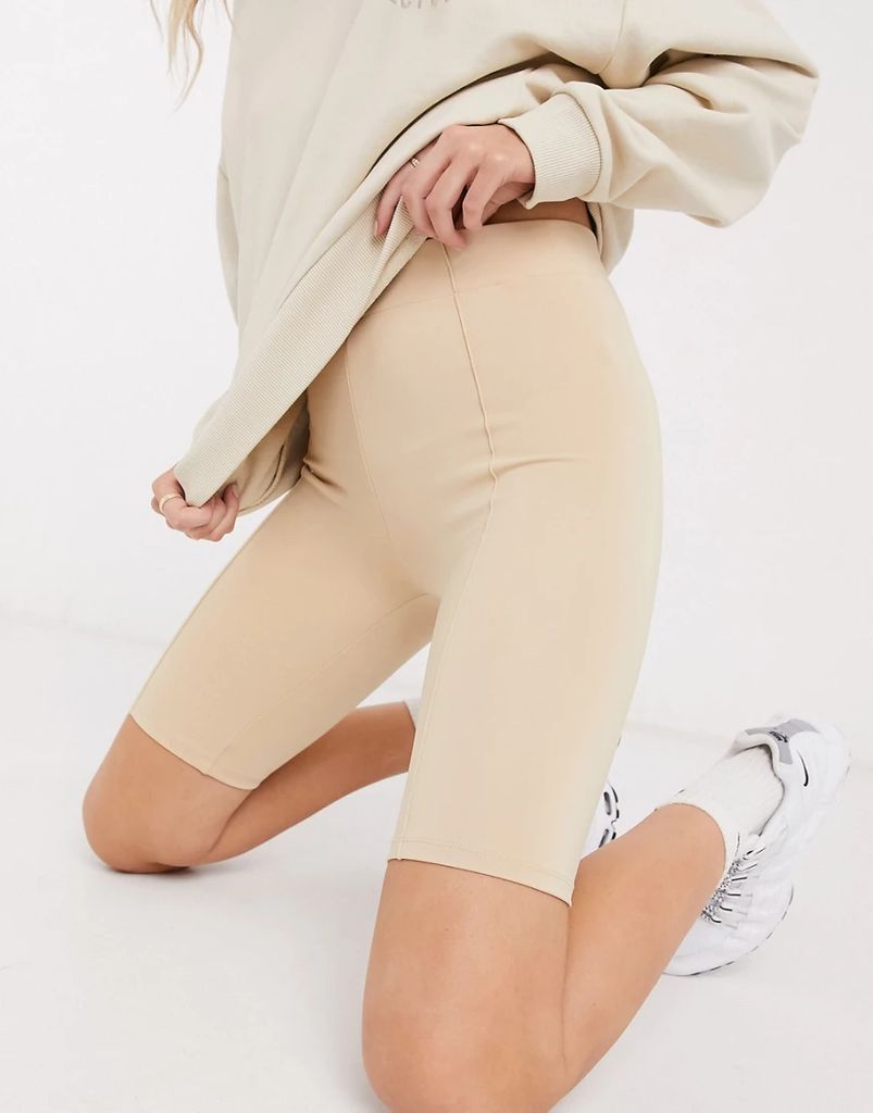 legging shorts in beige-Neutral