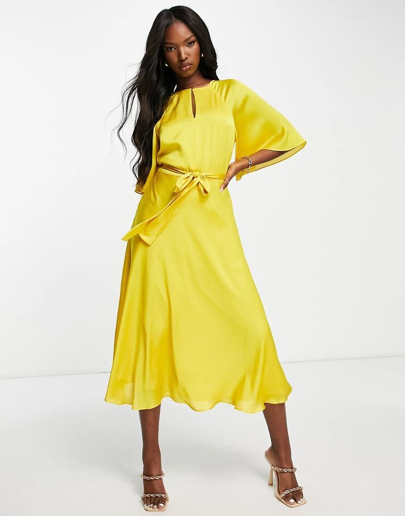 hariiet maxi dress in yellow