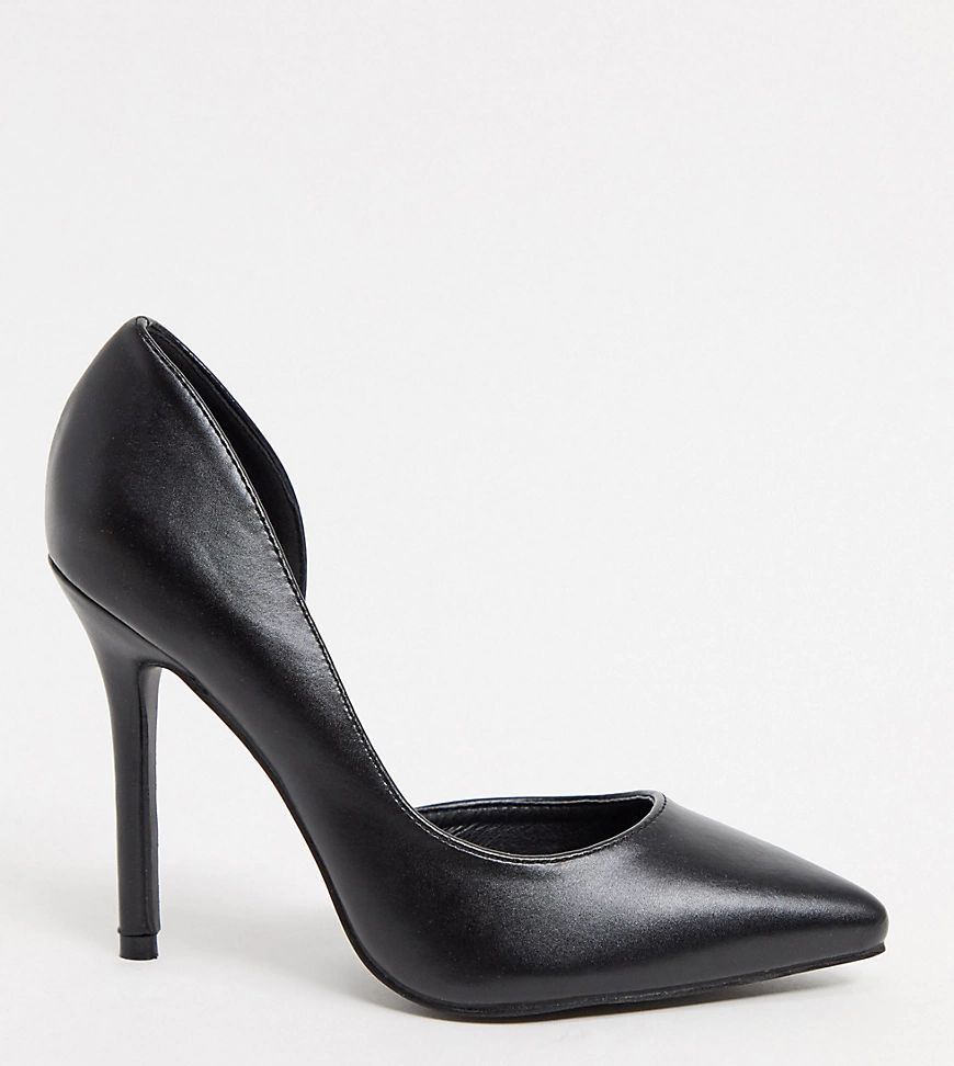 D'orsay court shoes in black