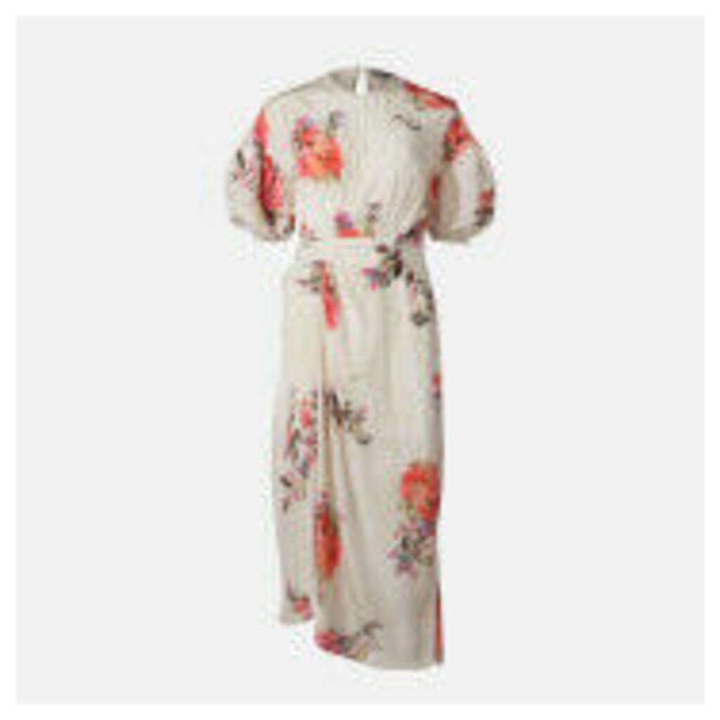 Women's Bianca Midi Dress - Furano Flower Fields - L