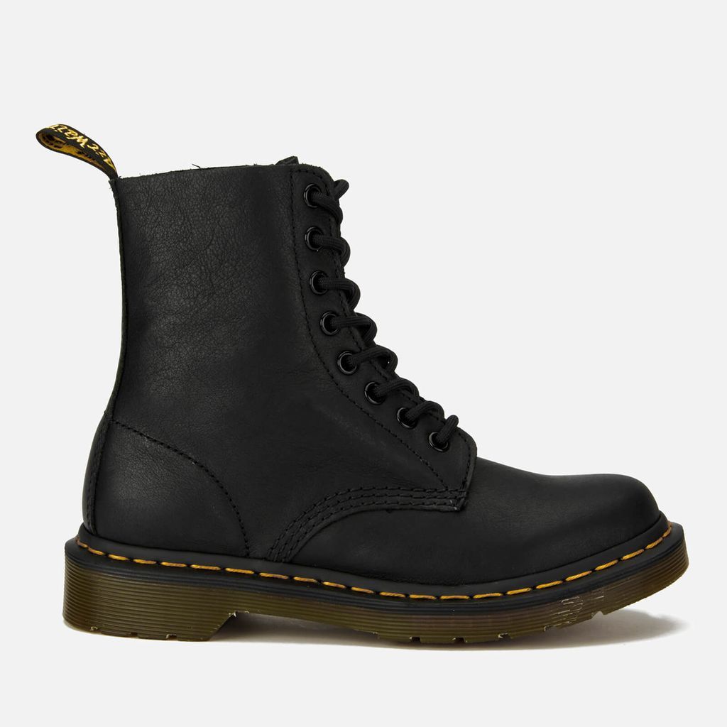 Women's 1460 Pascal Virginia Leather 8-Eye Boots - Black - UK 3