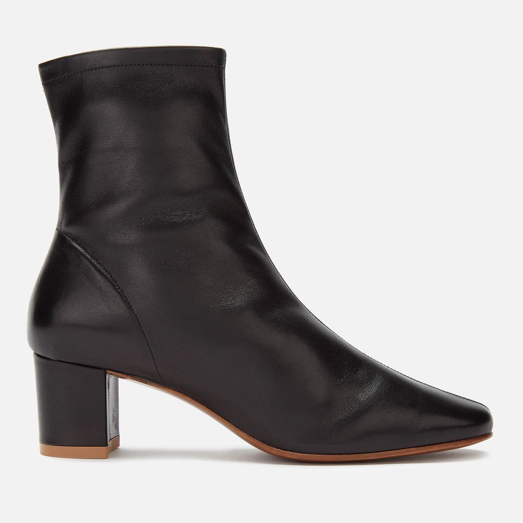 Women's Sofia Leather Heeled Boots - Black - UK 8