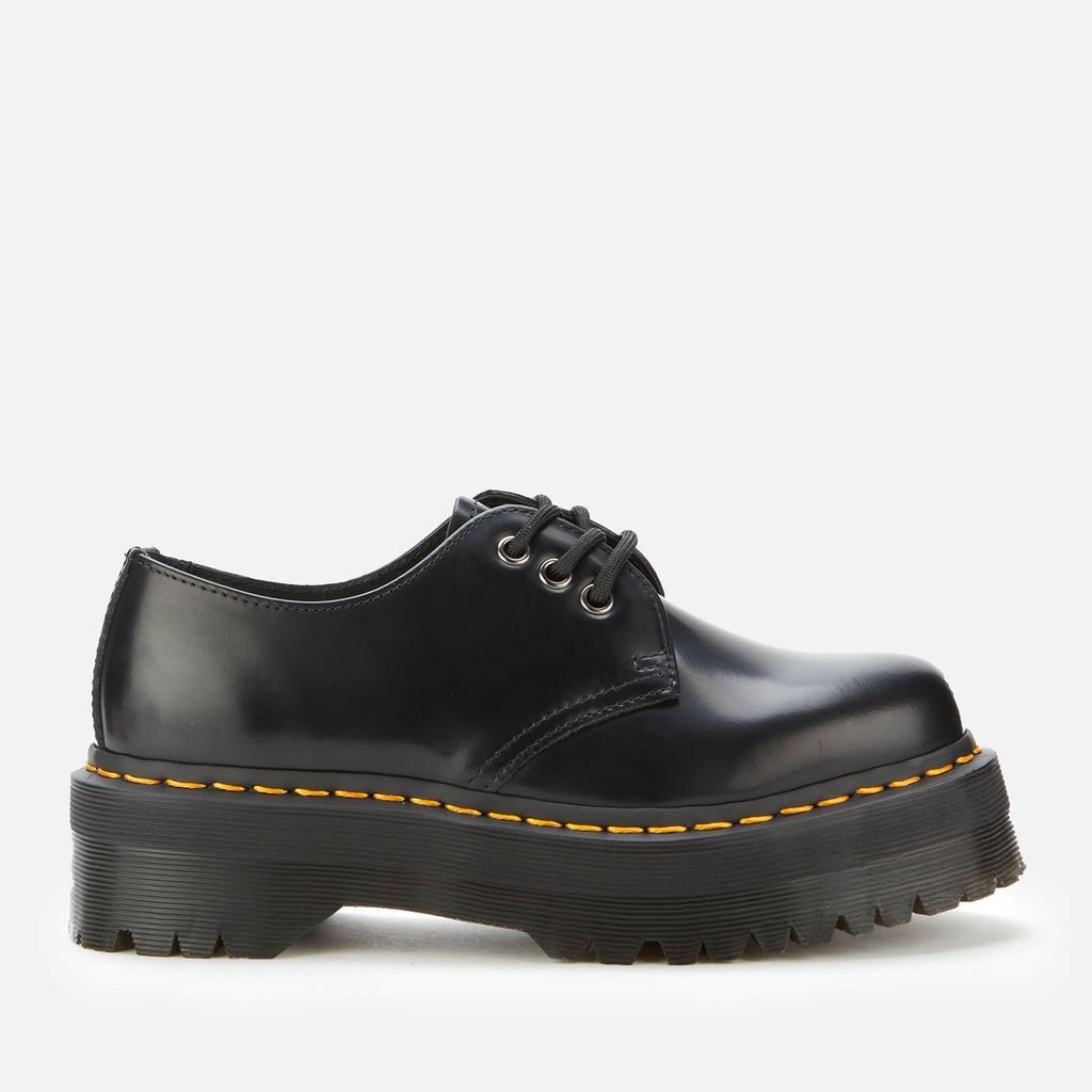 1461 Quad Leather 3-Eye Shoes - Black - UK 11