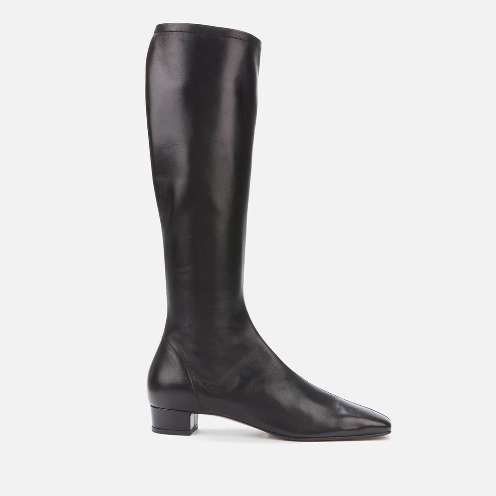 Women's Edie Leather Knee High Boots - Black - UK 4