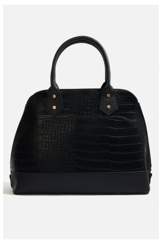 Womens **Croc Kettle Tote Bag By Skinnydip - Black, Black