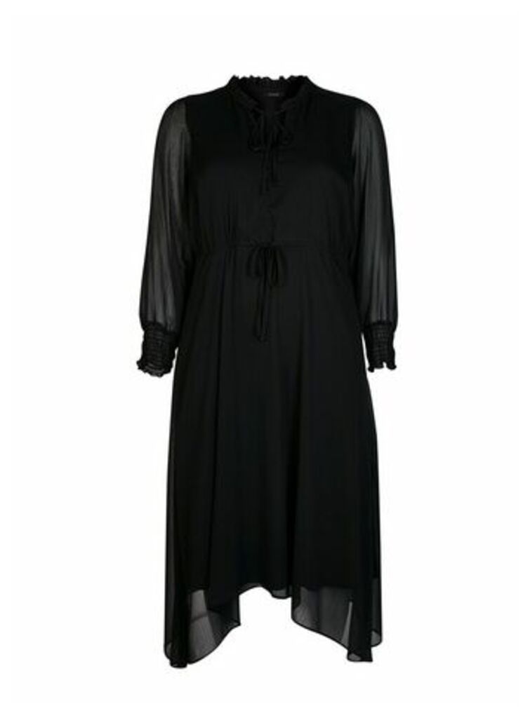 Boutique Black Gathered Maxi Dress, Black