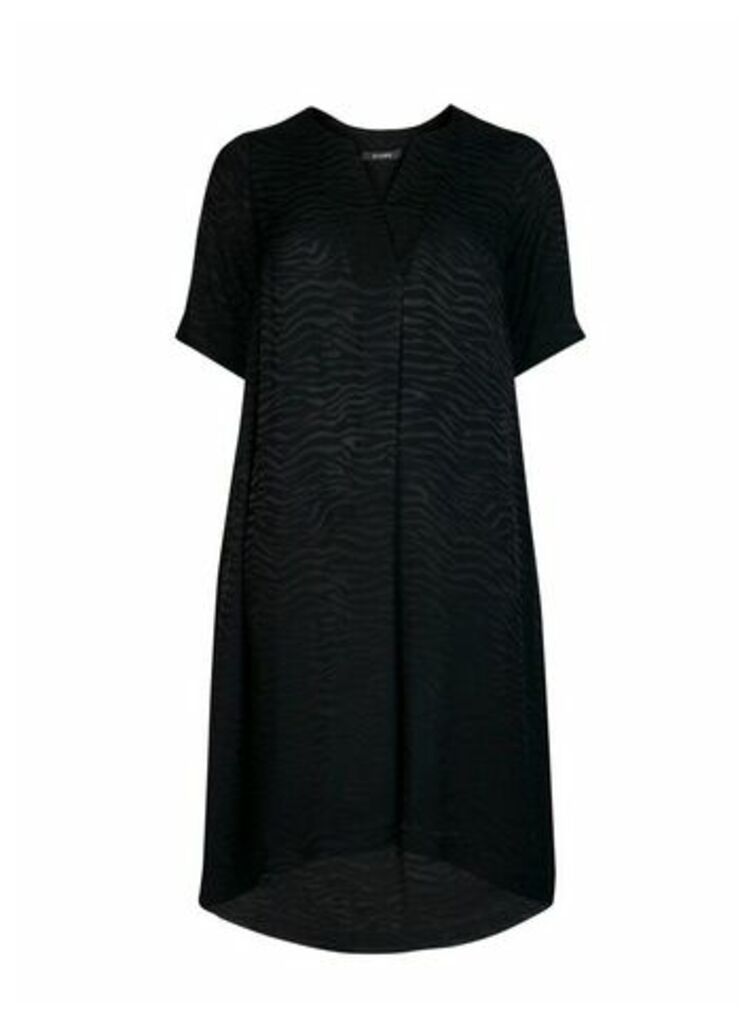 Boutique Black Animal Print Dress, Black