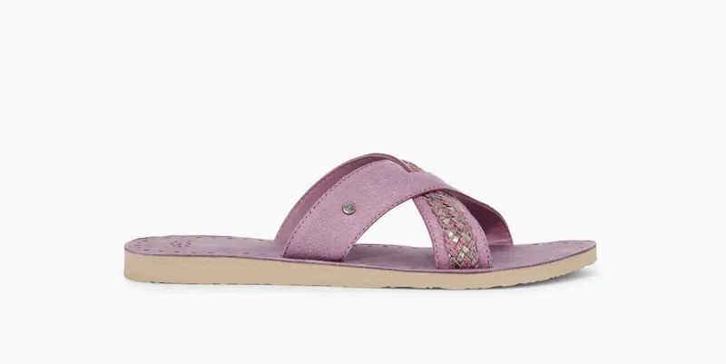 UGG® Lexia Sandals for Women in Pink, Size 5, Leather