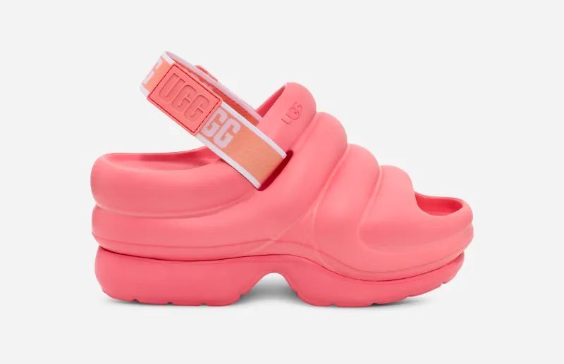 UGG® Aww Yeah Slide for Women in Strawberry Cream, Size 5