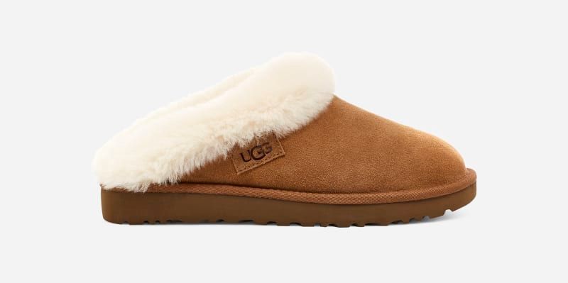 UGG® Cluggette Slipper for Women in Brown, Size 3