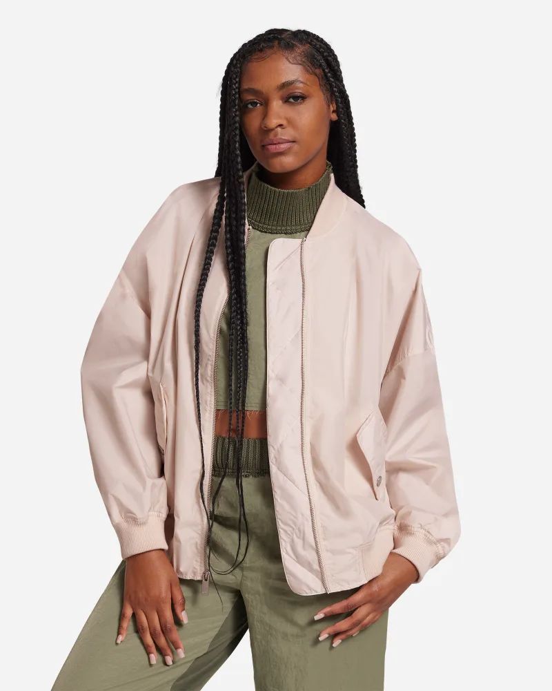 UGG® Janiya Bomber Jacket for Women in Antique, Size L/XL
