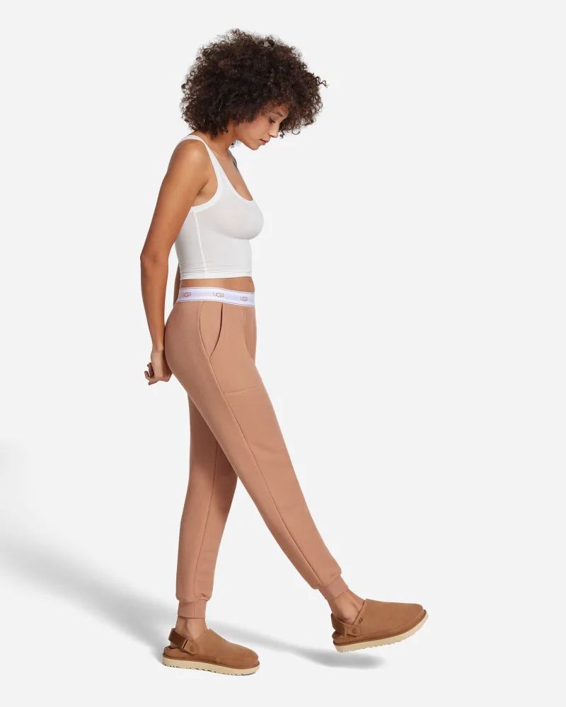 UGG® Cathy Jogger for Women in Sandalwood, Size Small, Cotton