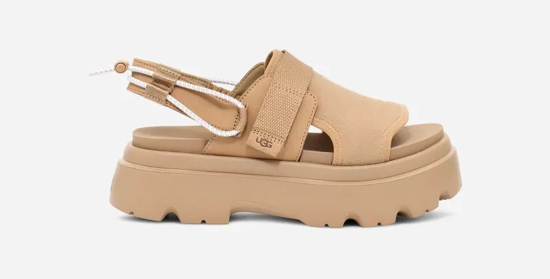 UGG® Cady Sandal for Women in Tan, Size 3, Leather