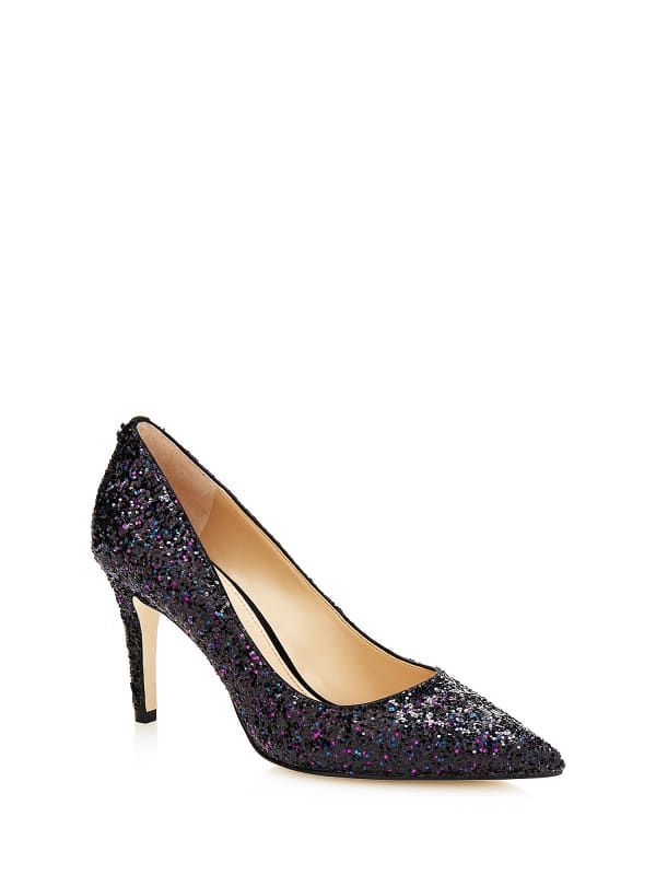 Bayan Glitter Court Shoe