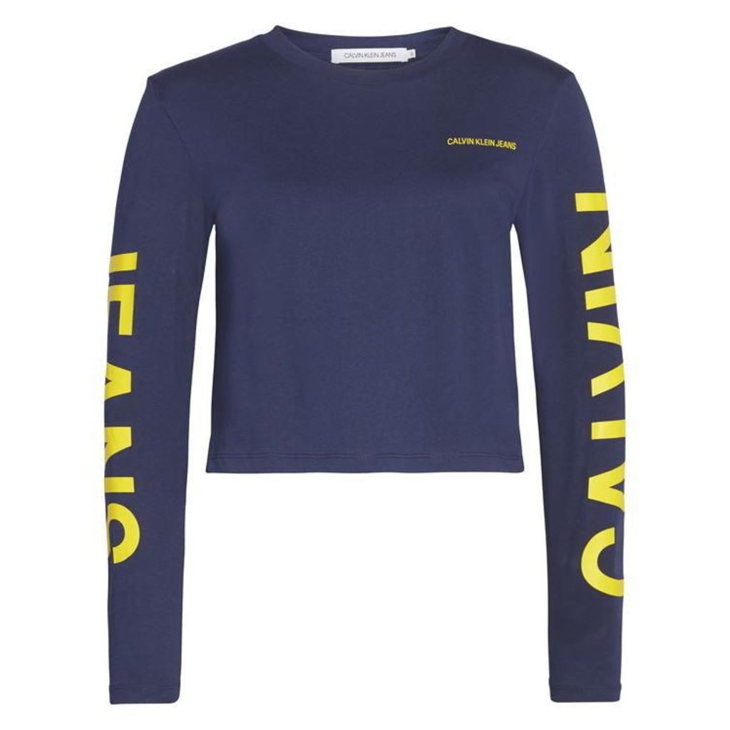 Calvin Klein Jeans Institutional Back Logo Long Sleeve T Shirt