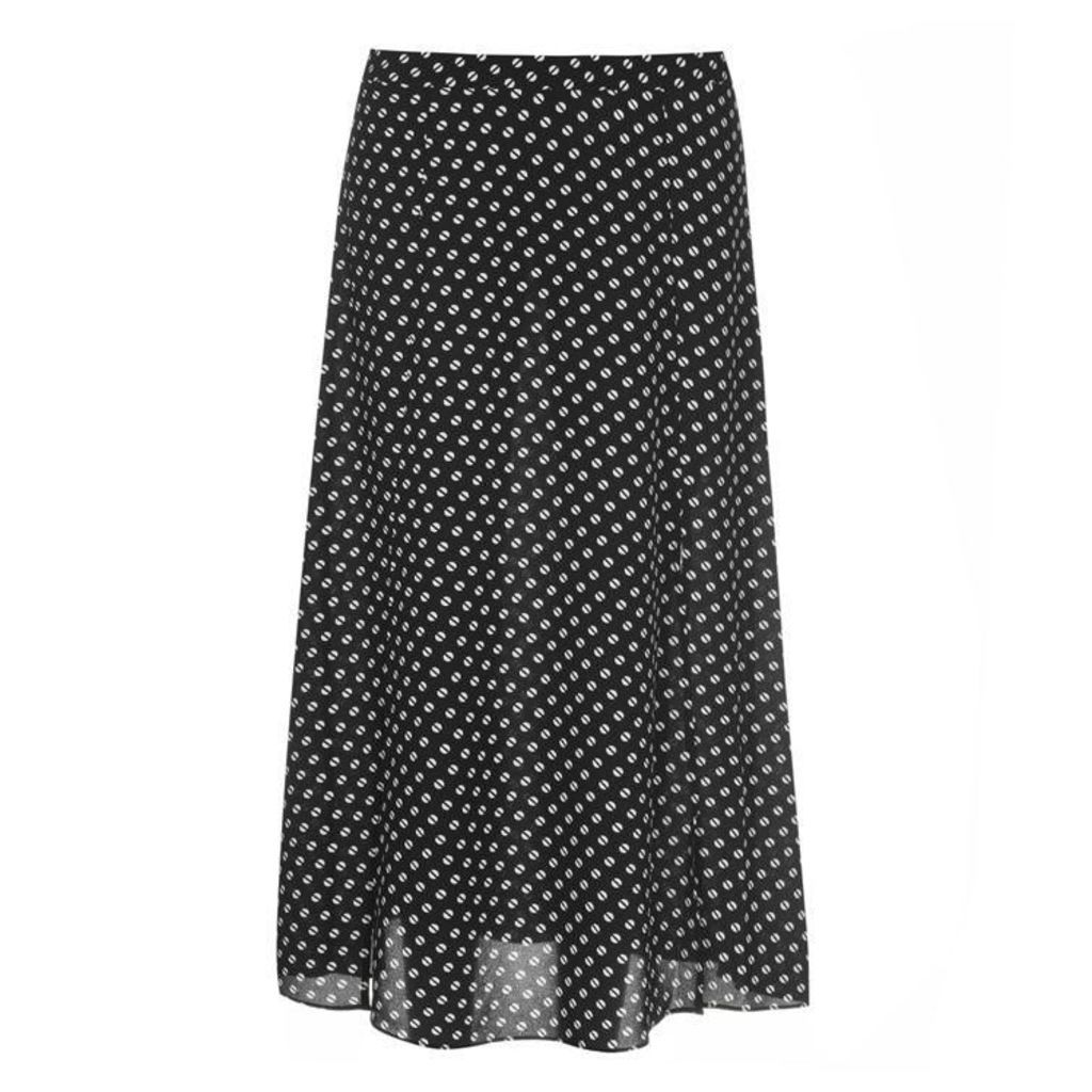 MICHAEL Michael Kors Dotted Maxi Skirt
