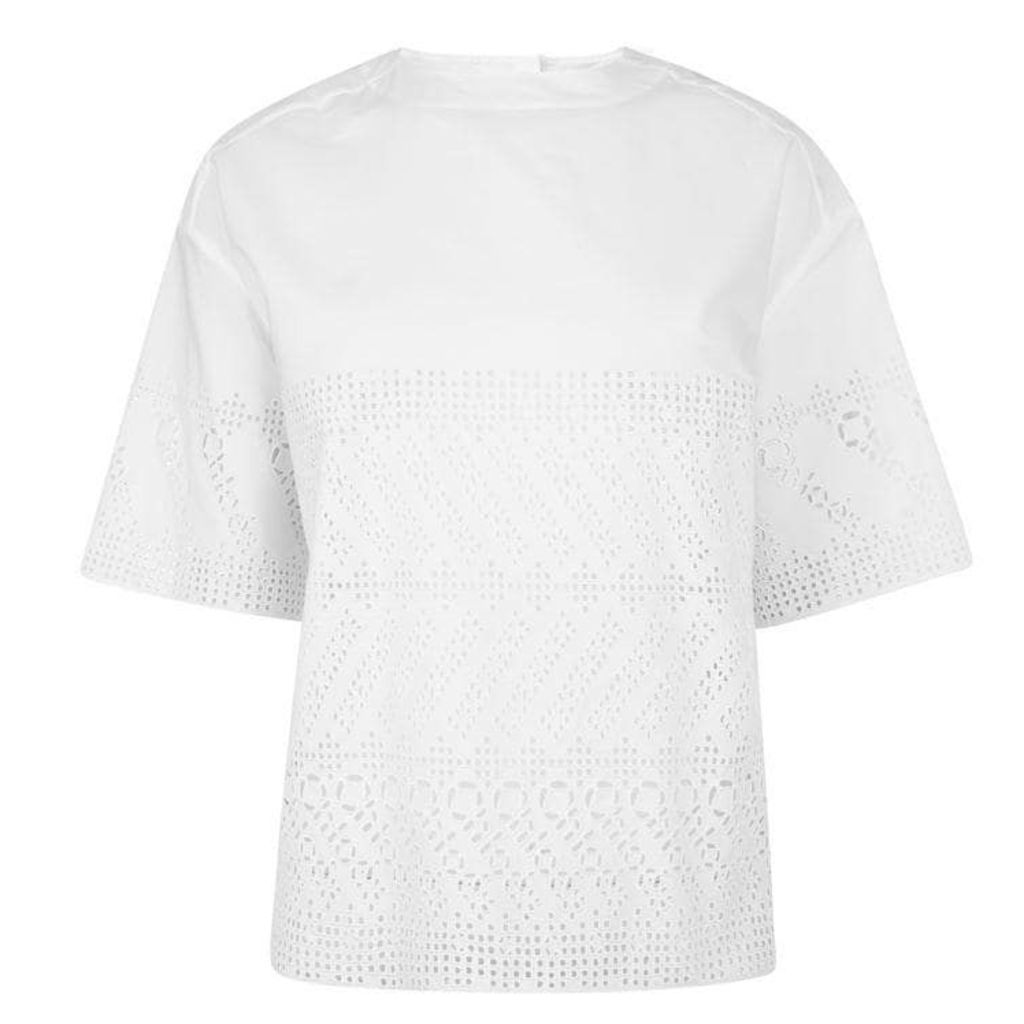 Chloe Embroidered Cotton Top