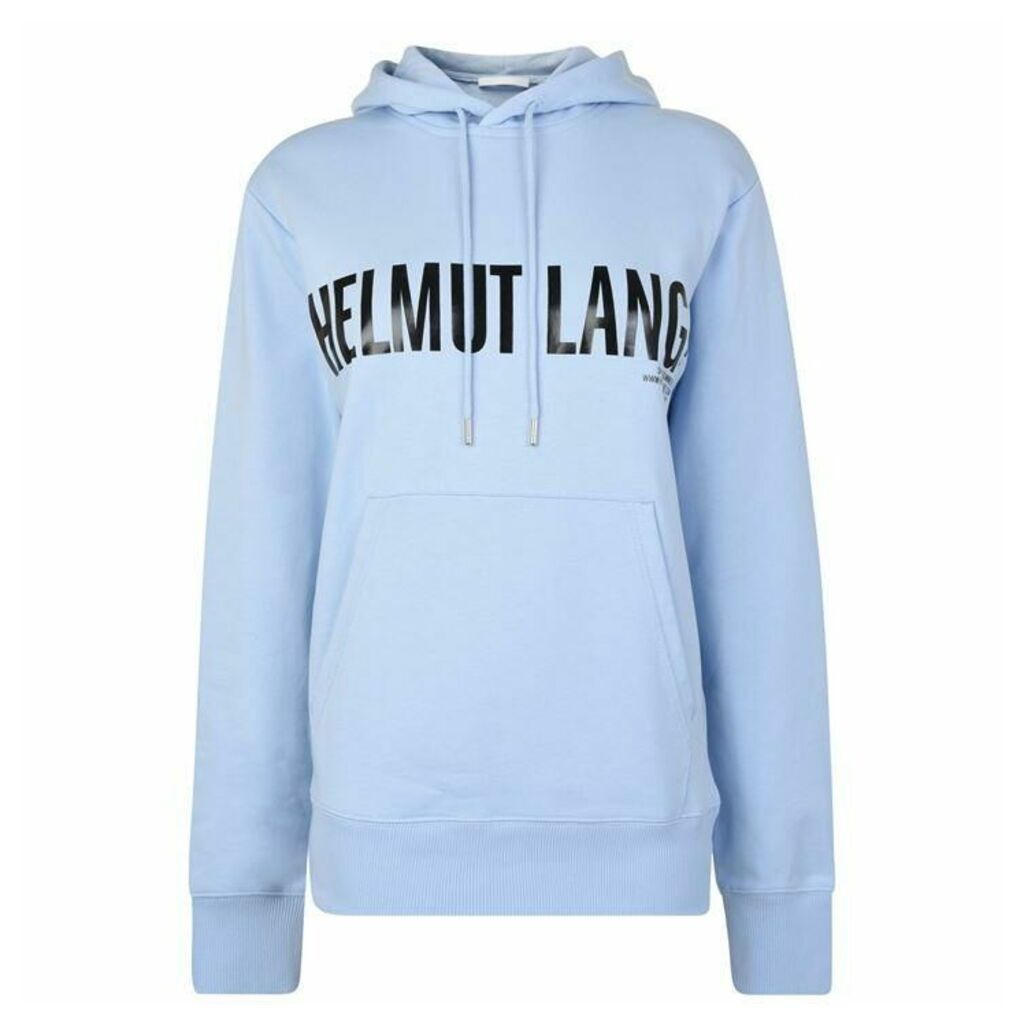 Helmut Lang Logo Hooded Sweatshirt
