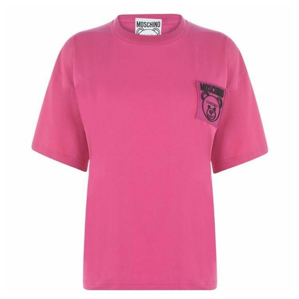 Moschino Brand Patch T Shirt