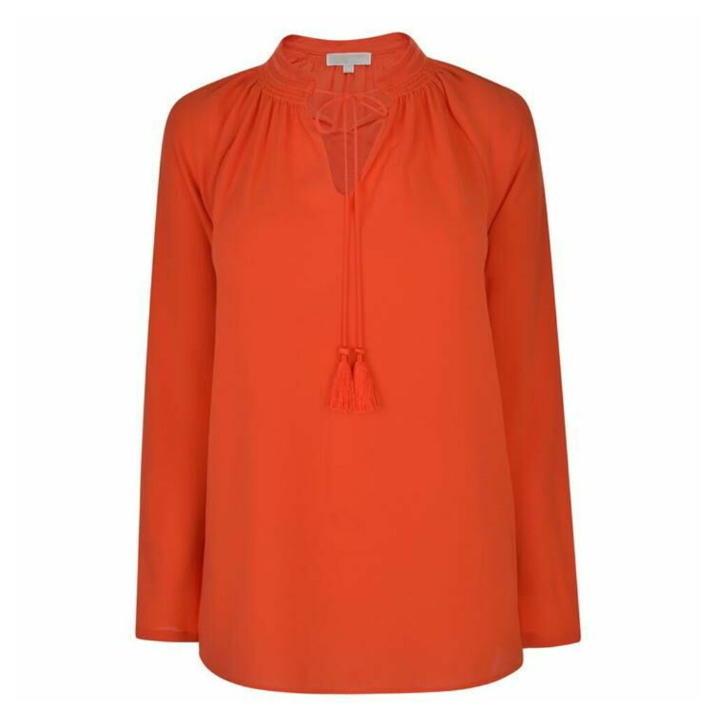 MICHAEL Michael Kors Embroidered Long Sleeved Top