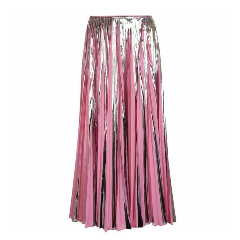 Marni Metallic Pleated Skirt
