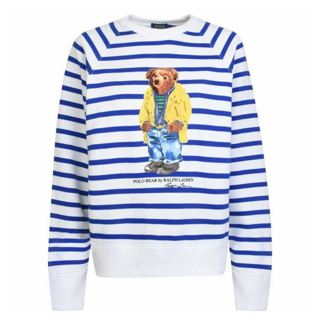 Polo Ralph Lauren Stripe Bear Sweatshirt