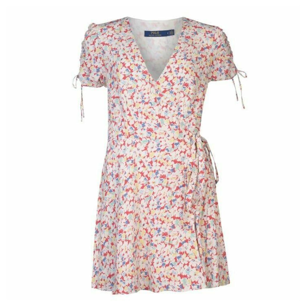 Polo Ralph Lauren Polo Womens Short Sleeved Wrap Dress