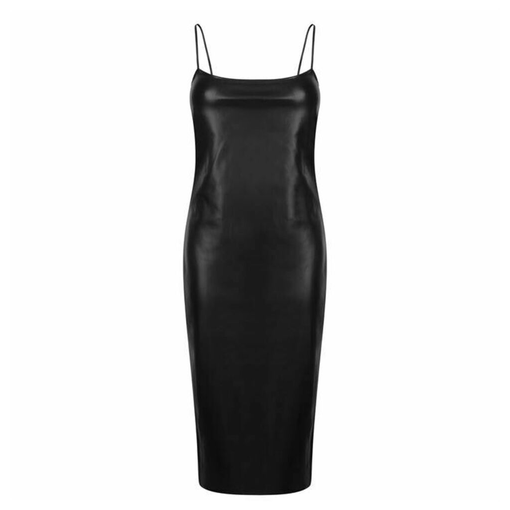 Theory Faux Leather Dress