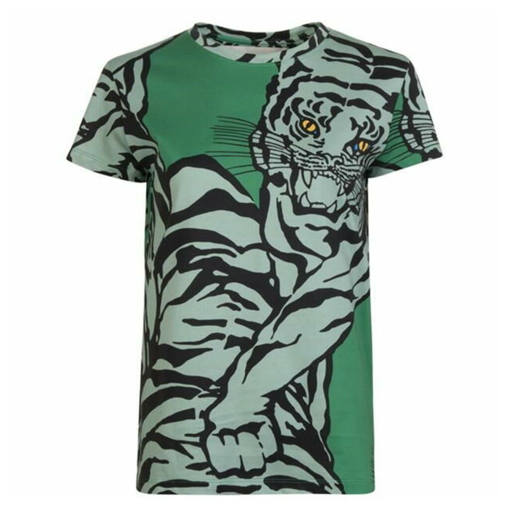 Valentino Tiger Crew Neck T Shirt