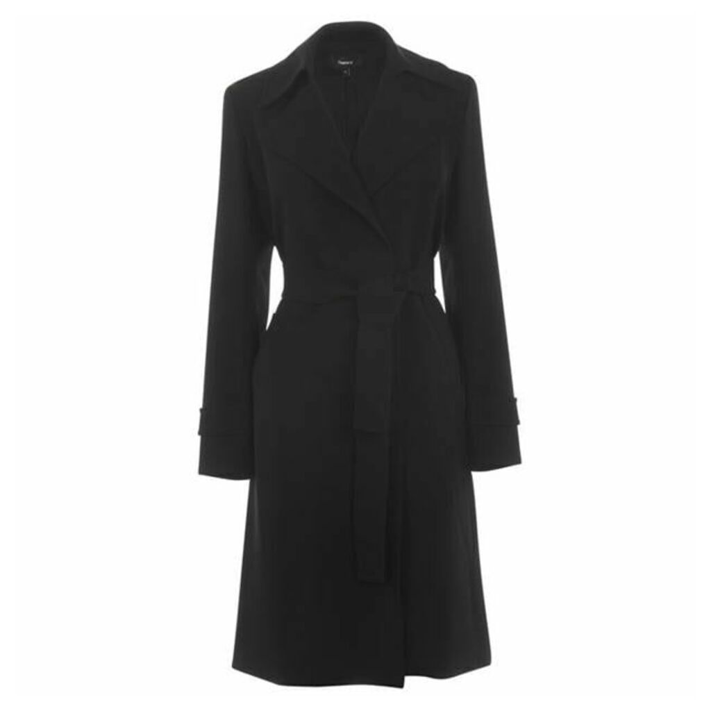 Theory Crepe Trench Coat