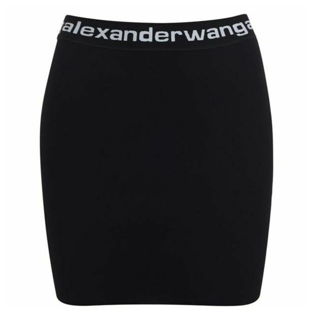 Alexander Wang Alexander Wang Logo Mini Skirt
