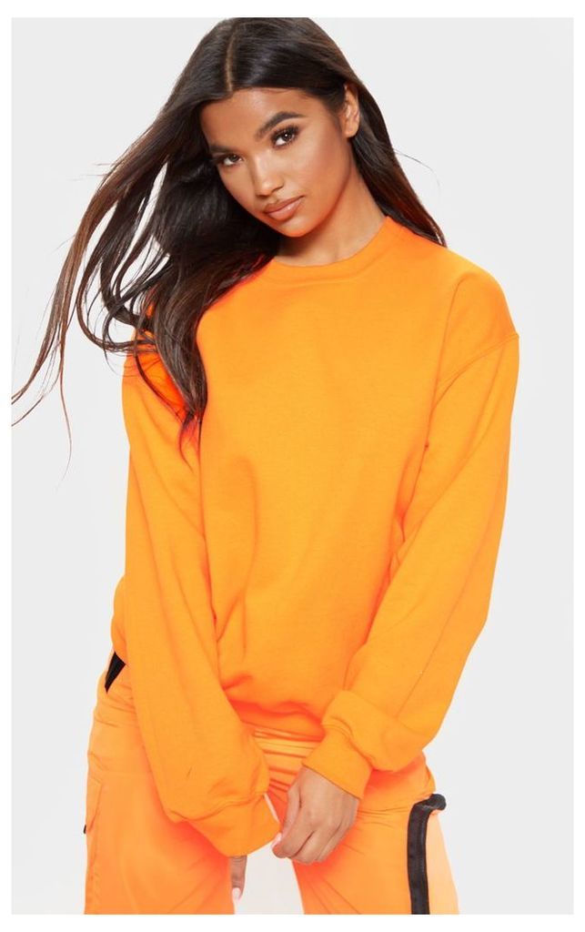Orange Neon Ultimate Oversized Sweater, Neon Orange