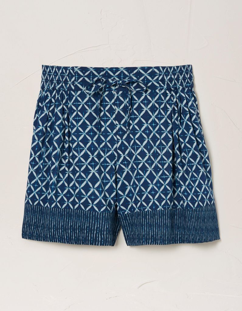 Shibori Patch Flippy Shorts