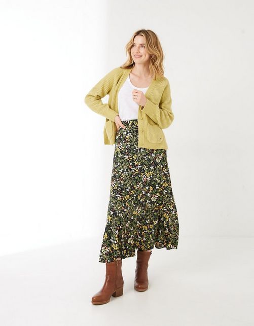 Naomi Forest Fauna Midi Skirt