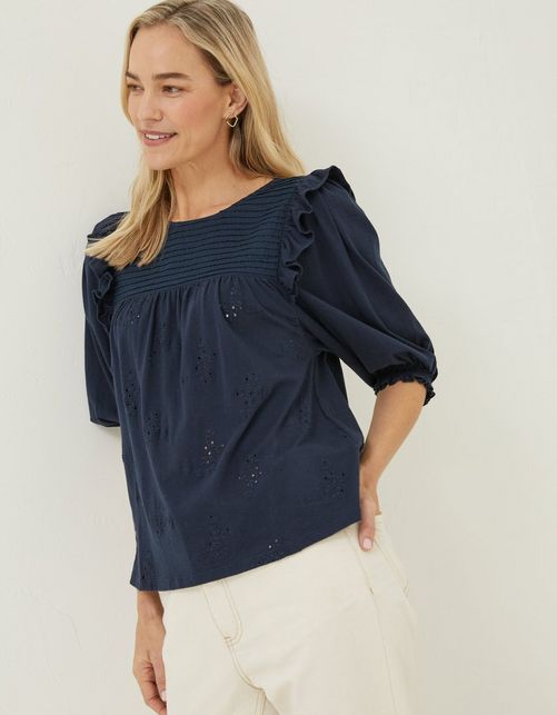 Marlo Embroidered Top