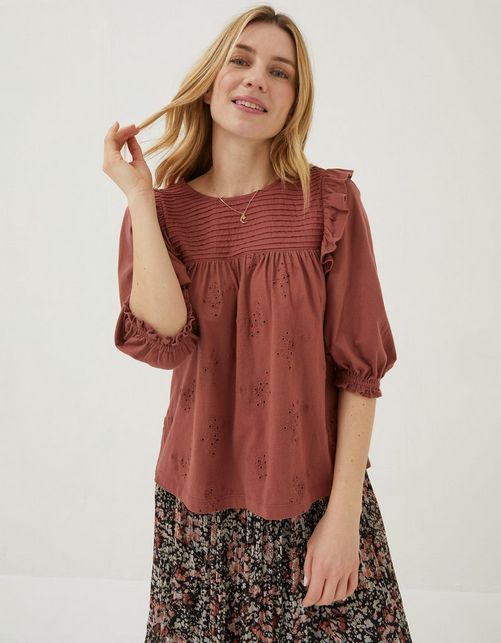 Marlo Embroidered Top