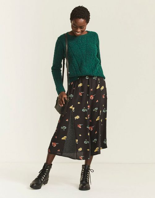 Annik Floral Midi Skirt