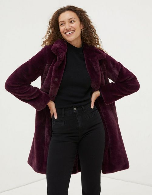 Freya Faux Fur Long Coat