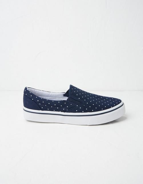 Willow Polka Dot Slip On Trainers