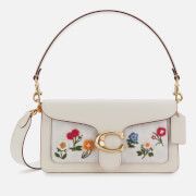 Women's Signature Floral Embroidery Tabby Shoulder Bag 26 - Chalk