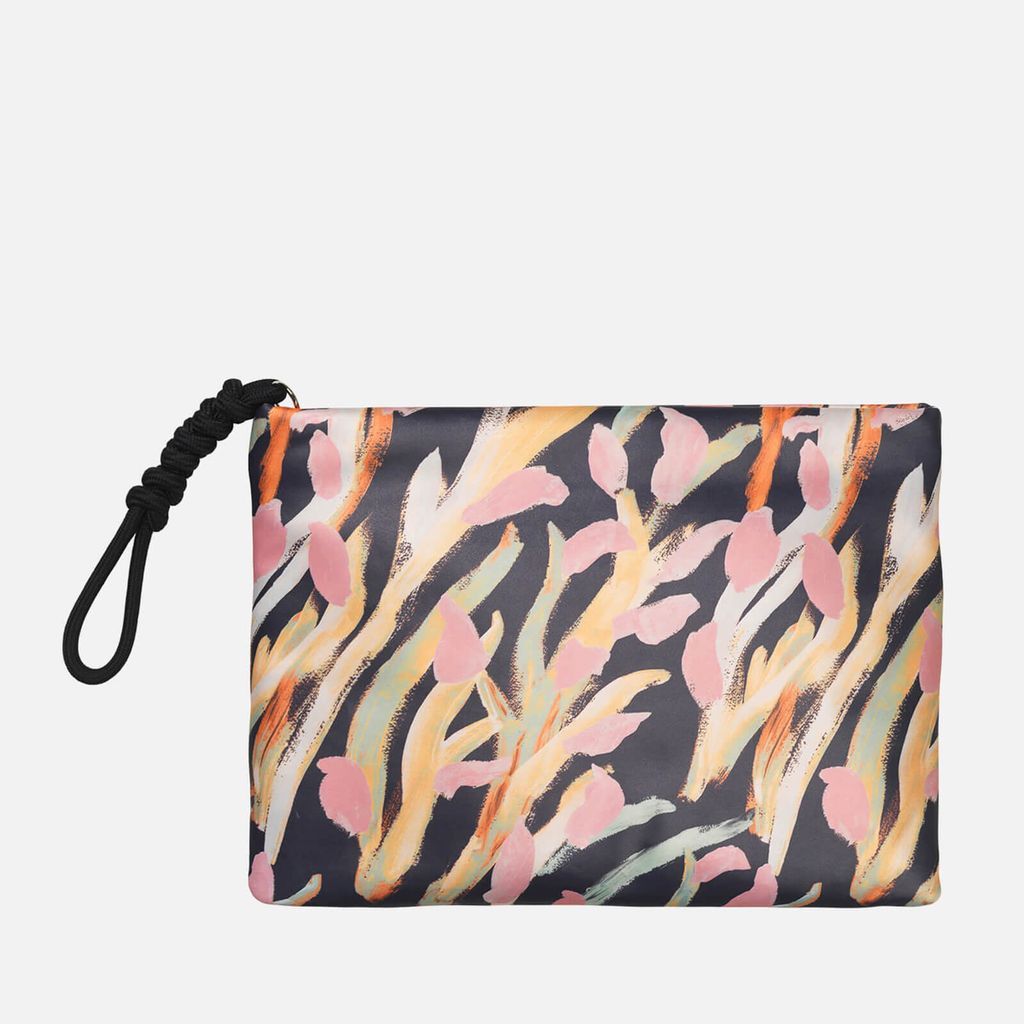 Large Mimmi Printed Recycled Nylon Clutch