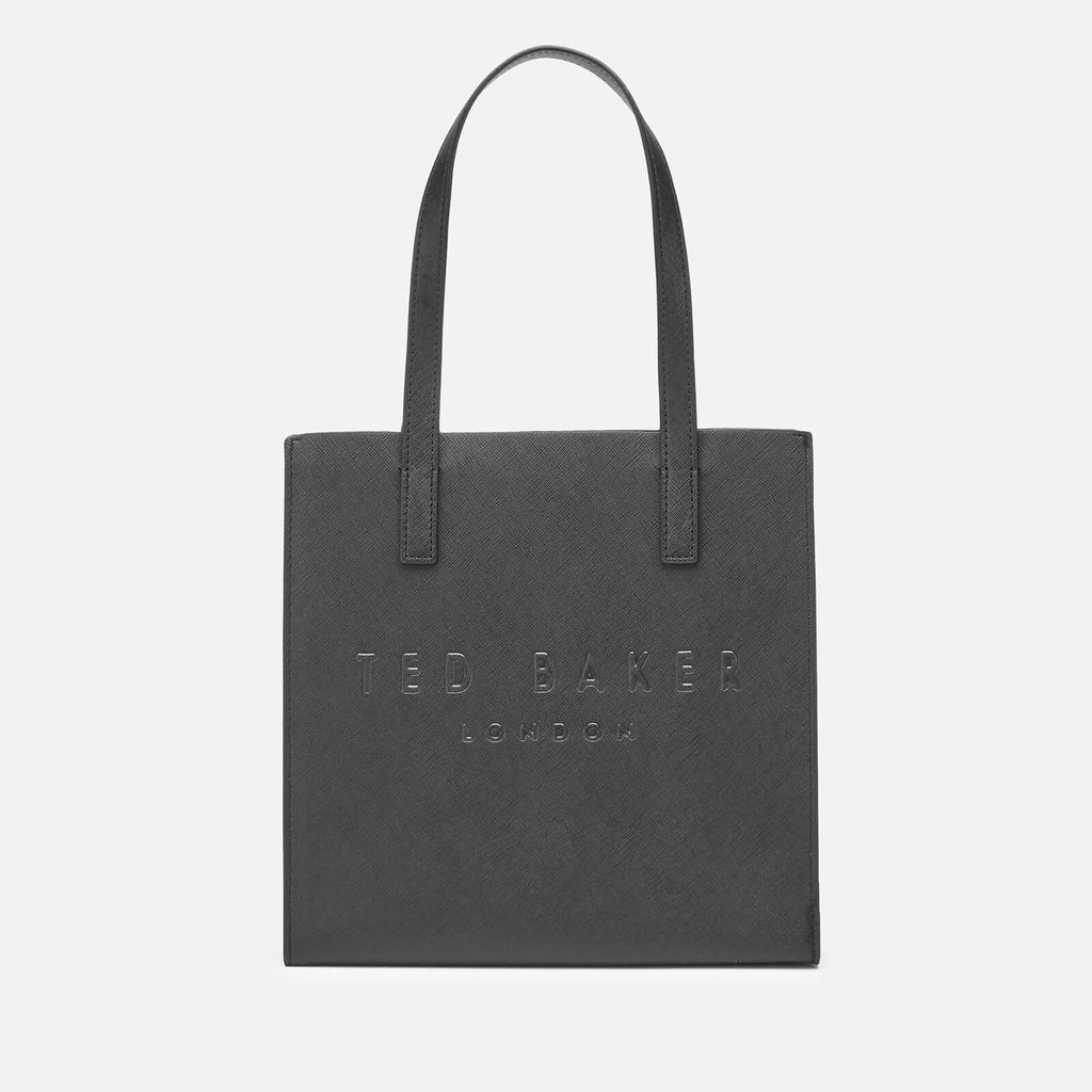 Seacon Small Faux Crosshatch Leather Tote Bag