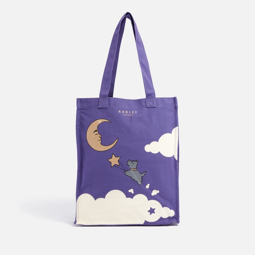 Shoot For The Moon Canvas Medium Tote Bag