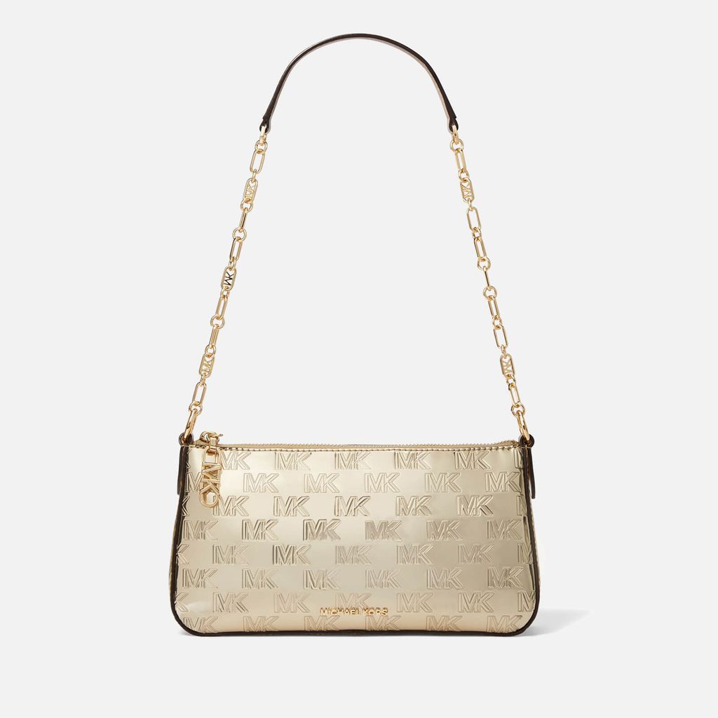 Women's Empire Medium Chain Pouchette Bag - Pale Gold