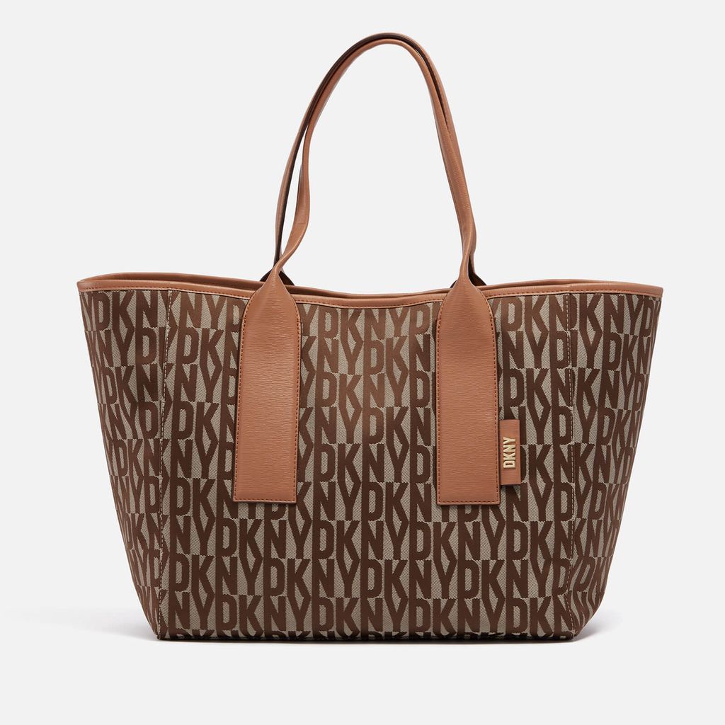 Grayson Large Logo-Jacquard Tote Bag