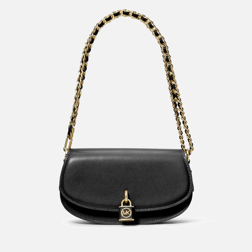Mila Small East West Leather Bag
