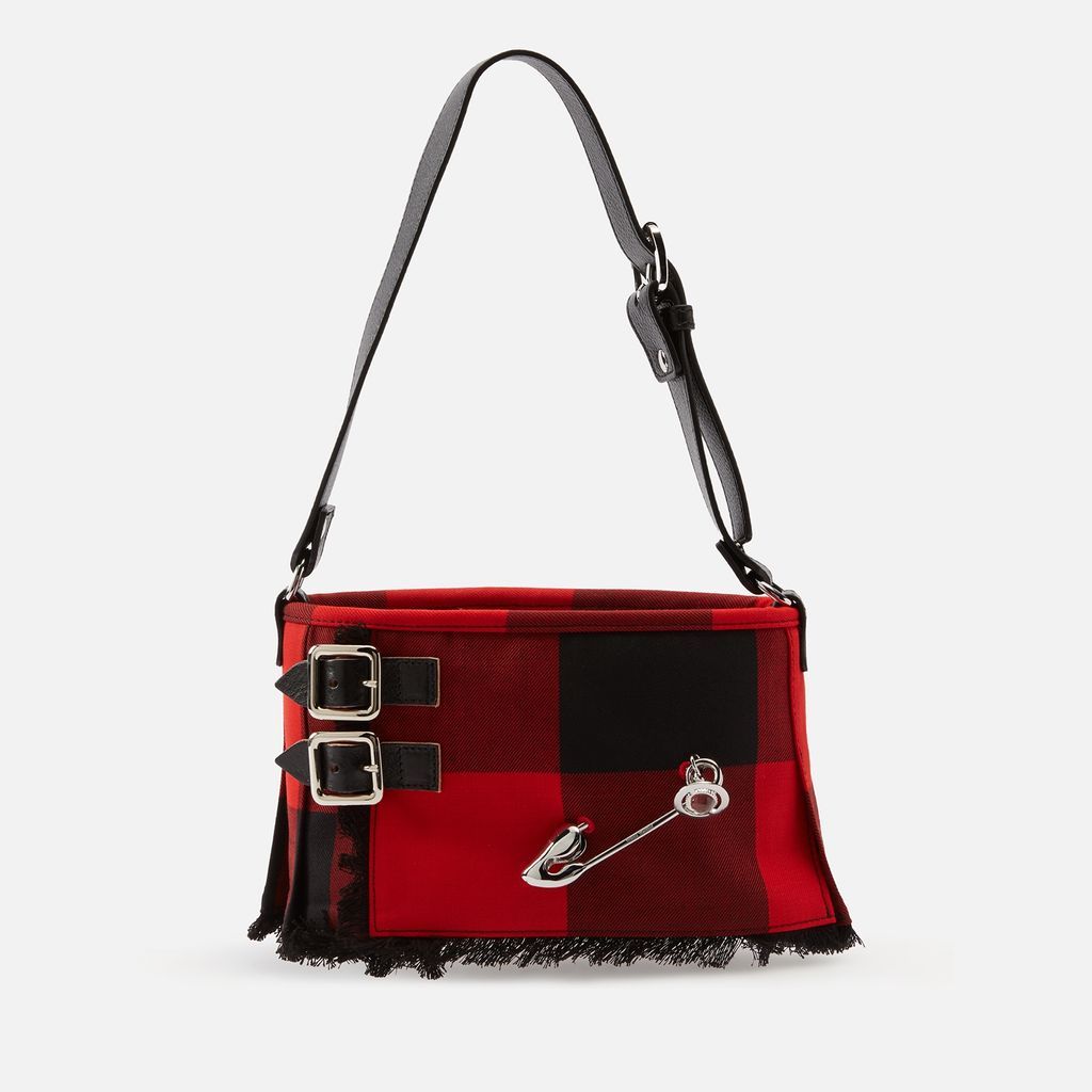 Women's Heather Shoulder Bag - Red/Black