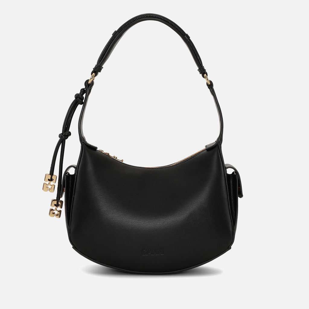 Swing Recycled Leather and Faux Leather Shoulder Bag